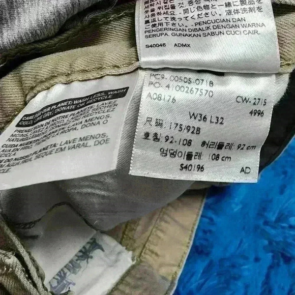 Levi Mens Jeans Size 36/32 - Picture 5 of 7